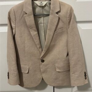 H&M Light Beige Men's Blazer - Single Button Tailored Sport Coat